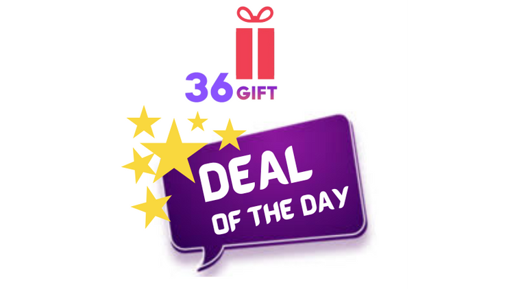 "Deal of the Day at 36gift.com! Enjoy special offers on trusted, thoughtful gifts designed to bring smiles. Perfect for any occasion, grab yours now and make someone's day extra special!"  USE (PROMO CODE 1) FOR 10%  DISCOUNT AS A DEAL OF THE DAY