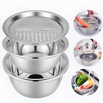 3 in 1 Colanders Set