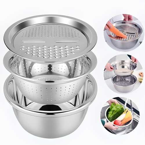 3 in 1 Colanders Set